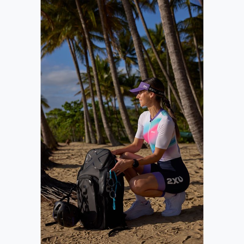 Triathlon-Rucksack 2XU Transition 34 l black/aloha 17