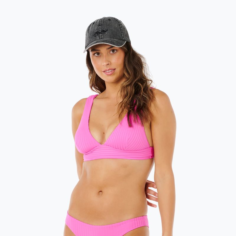 Oberteil eines Damen-Badeanzugs Rip Curl Premium Surf D-Dd Deep V super pink