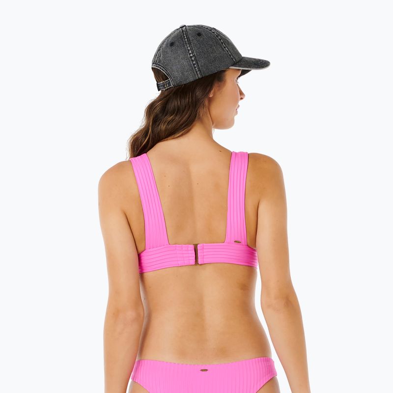 Damen zweiteiliger Badeanzug Rip Curl Premium Surf D-Dd Deep V super pink 3