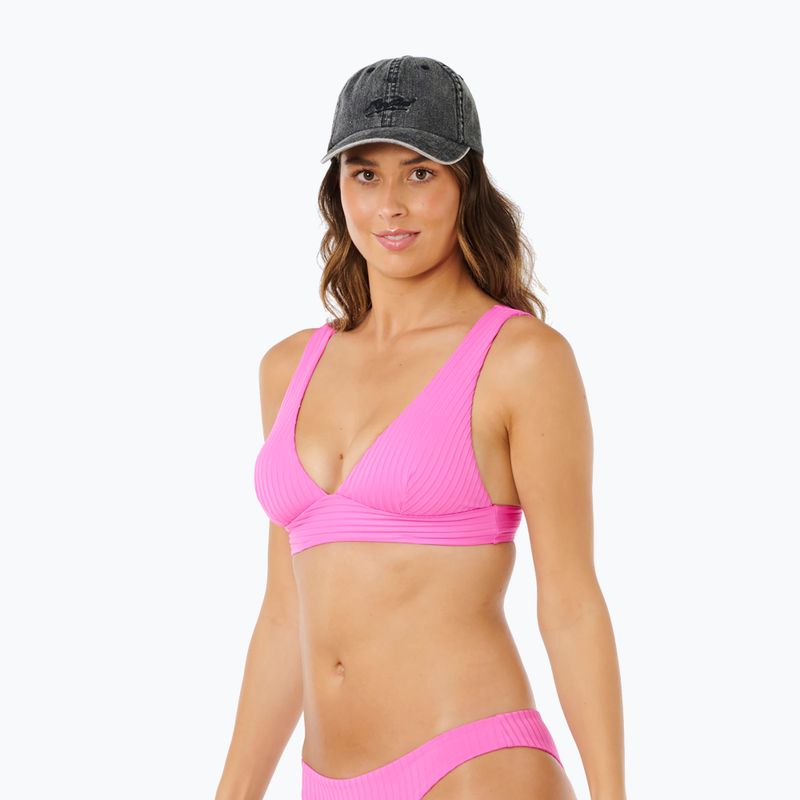 Damen zweiteiliger Badeanzug Rip Curl Premium Surf D-Dd Deep V super pink 4