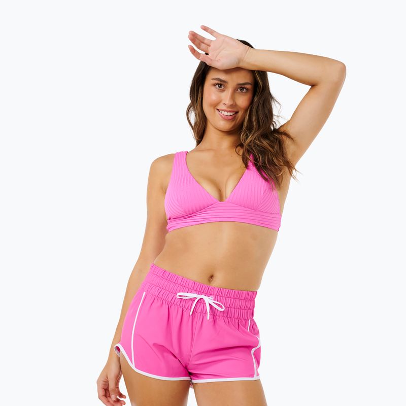 Badehose Damen Rip Curl High Waist Retro Volley 3" super pink 5