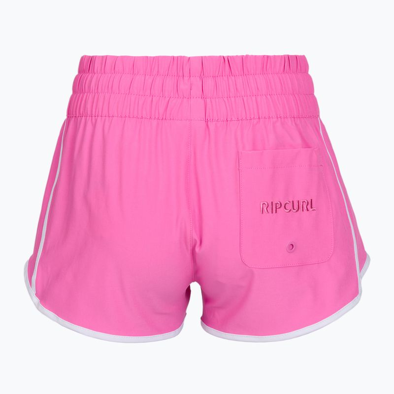 Badehose Damen Rip Curl High Waist Retro Volley 3" super pink 7