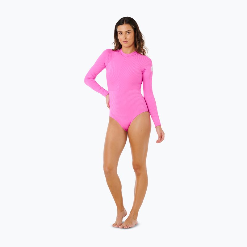 Damen-Einteiler Badeanzug Rip Curl Premium Surf Surf Suit super pink 2