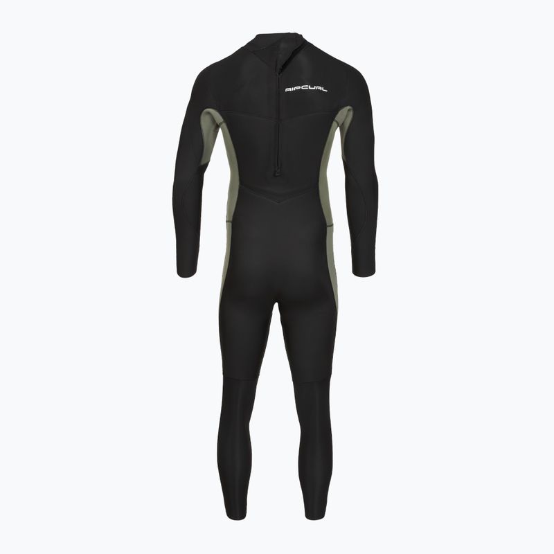 Herren Schwimm-Neoprenanzug Rip Curl Dawn Patrol 4/3mm Back Zip deep cactus 3