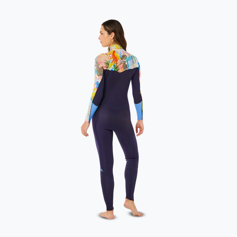 Damen Schwimm-Neoprenanzug Rip Curl Dawn Patrol Pro 3/2 mm Chest Zip multicolor 2