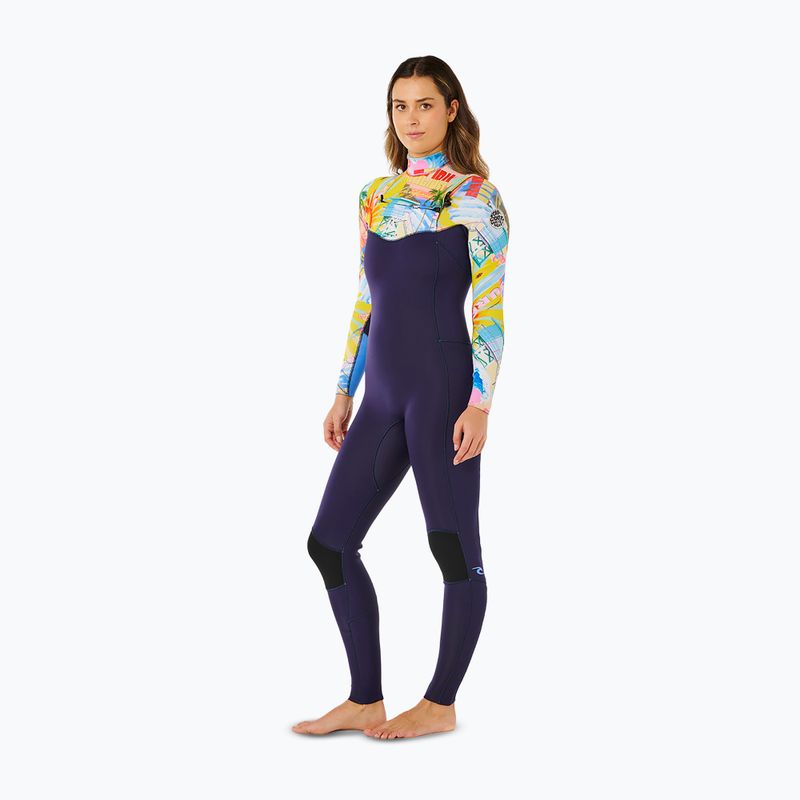 Damen Schwimm-Neoprenanzug Rip Curl Dawn Patrol Pro 3/2 mm Chest Zip multicolor 3