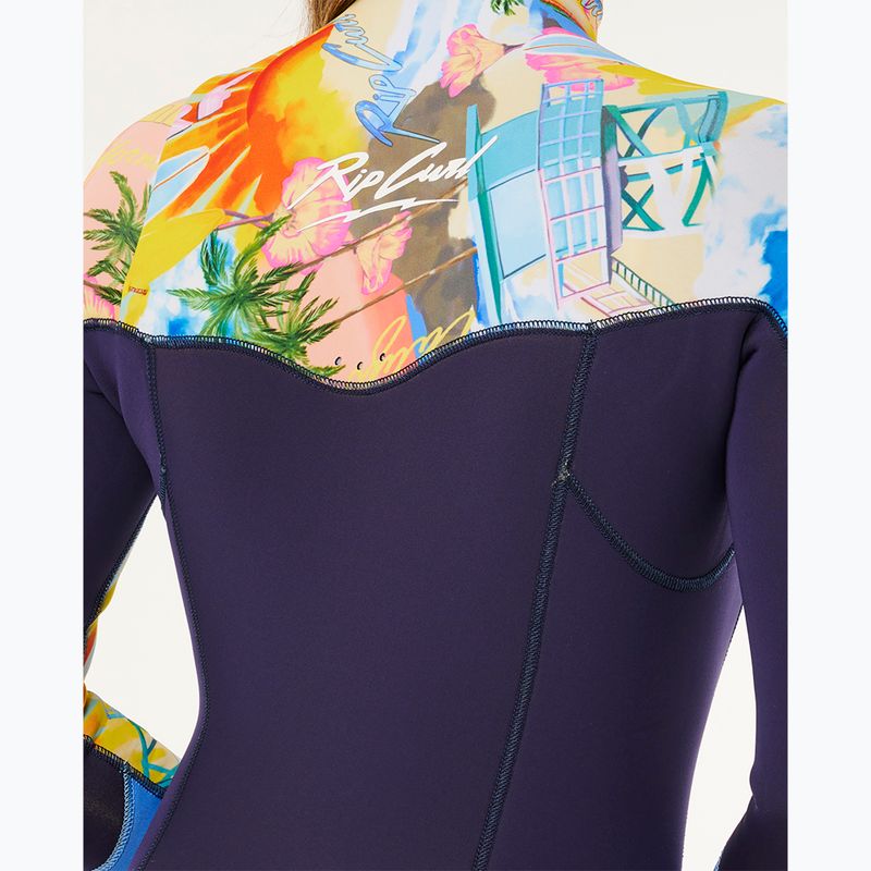 Damen Schwimm-Neoprenanzug Rip Curl Dawn Patrol Pro 3/2 mm Chest Zip multicolor 6