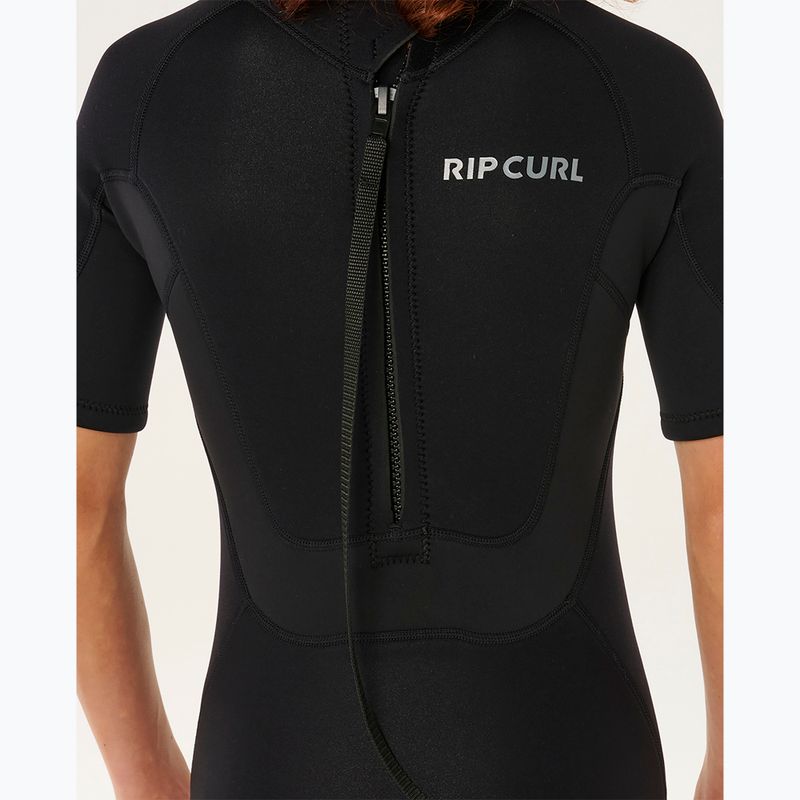 Kinder Schwimm-Neoprenanzug Rip Curl Trad 2/2mm Back Zip Springsuit black 6