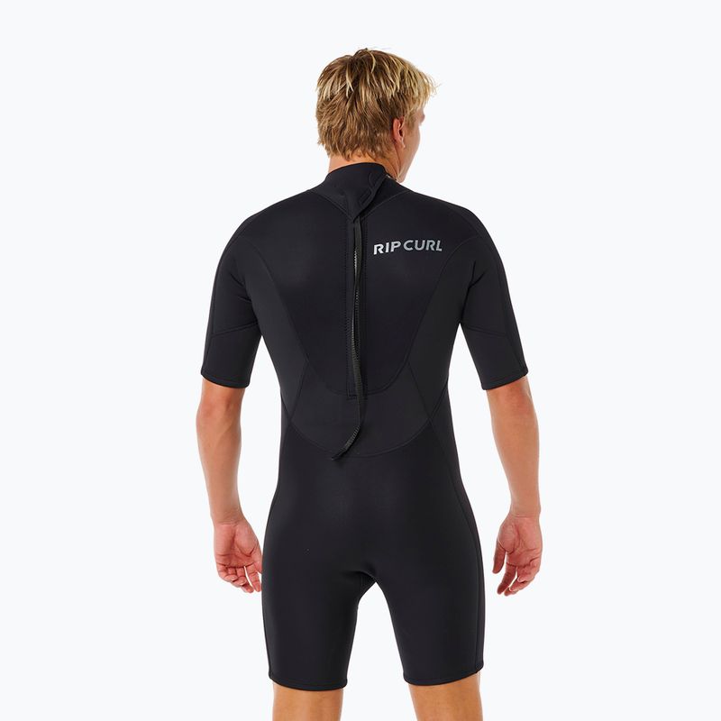 Herren Schwimm-Neoprenanzug Rip Curl Trad 2/2 mm Back Zip Springsuit black 2