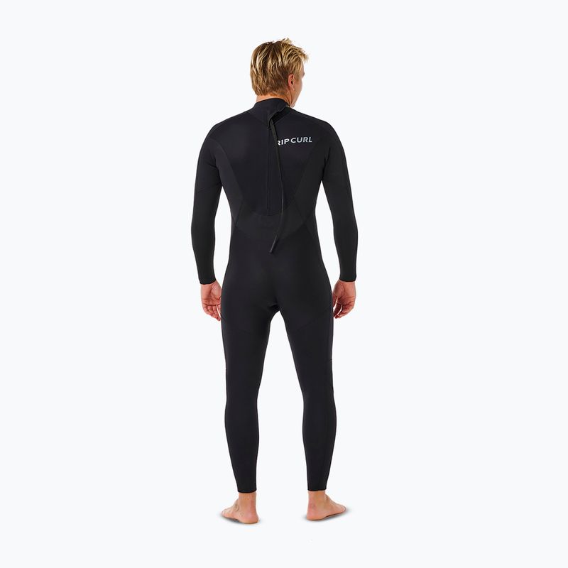 Herren Schwimm-Neoprenanzug Rip Curl Trad 4/3 mm Back Zip black 2