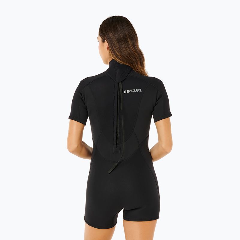 Damen Schwimm-Neoprenanzug Rip Curl Trad 2/2 mm Back Zip Springsuit black 3