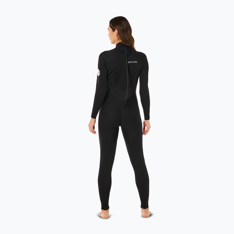 Damen Schwimm-Neoprenanzug Rip Curl Trad 4/3 mm Back Zip black 2