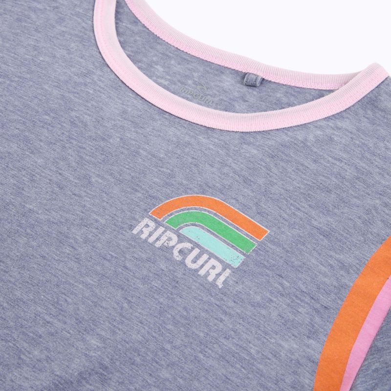 Damen-T-Shirt Rip Curl Surf Side Ringer navy 3