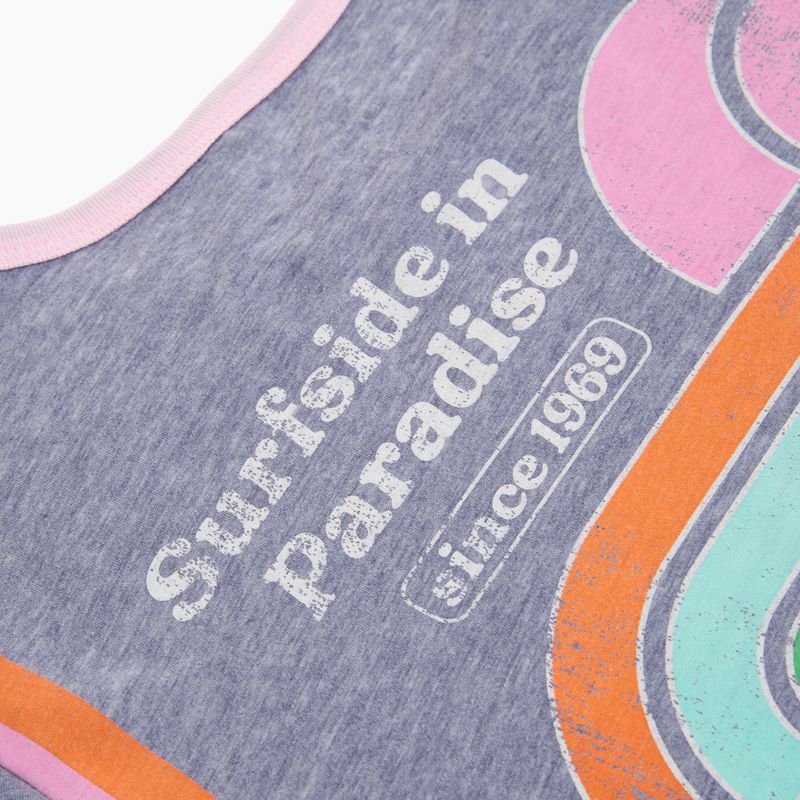 Damen-T-Shirt Rip Curl Surf Side Ringer navy 4