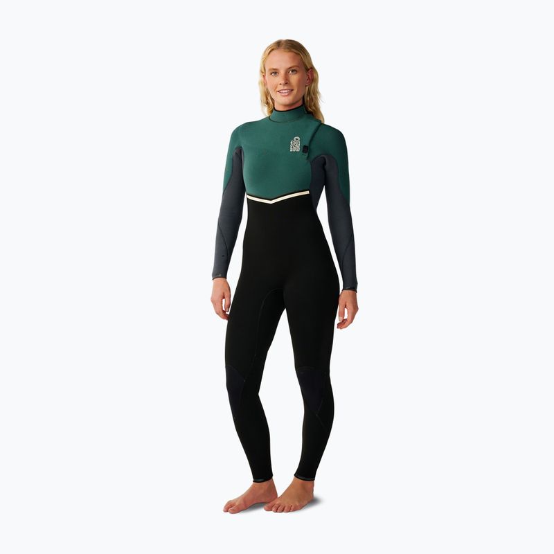 Damen Schwimm-Neoprenanzug Rip Curl E-Bomb Zf 3/2 mm dark green 3