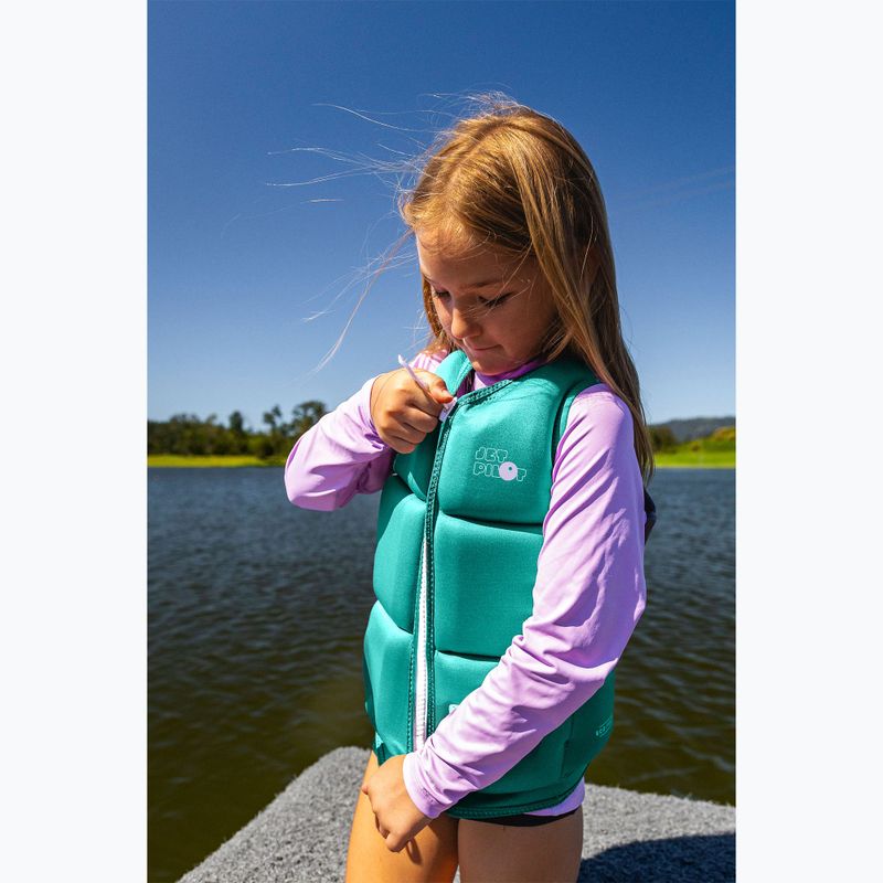 Kinder-Schutzweste Jetpilot Freeride Girls Eco teal 3