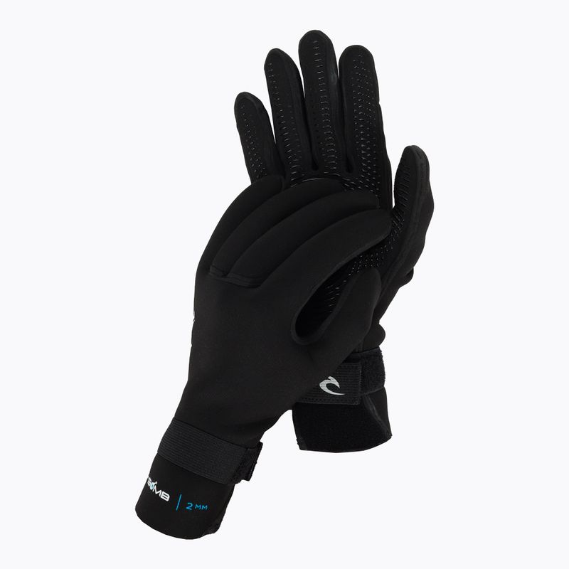 Rip Curl E Bomb 5 Finger 90 2mm schwarz WGL5SE Herrenhandschuhe aus Neopren