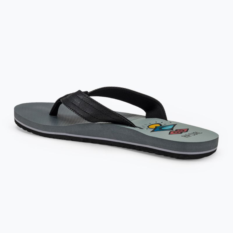 Flip-Flops Herren Rip Curl Ripper Open Toe black/grey 3