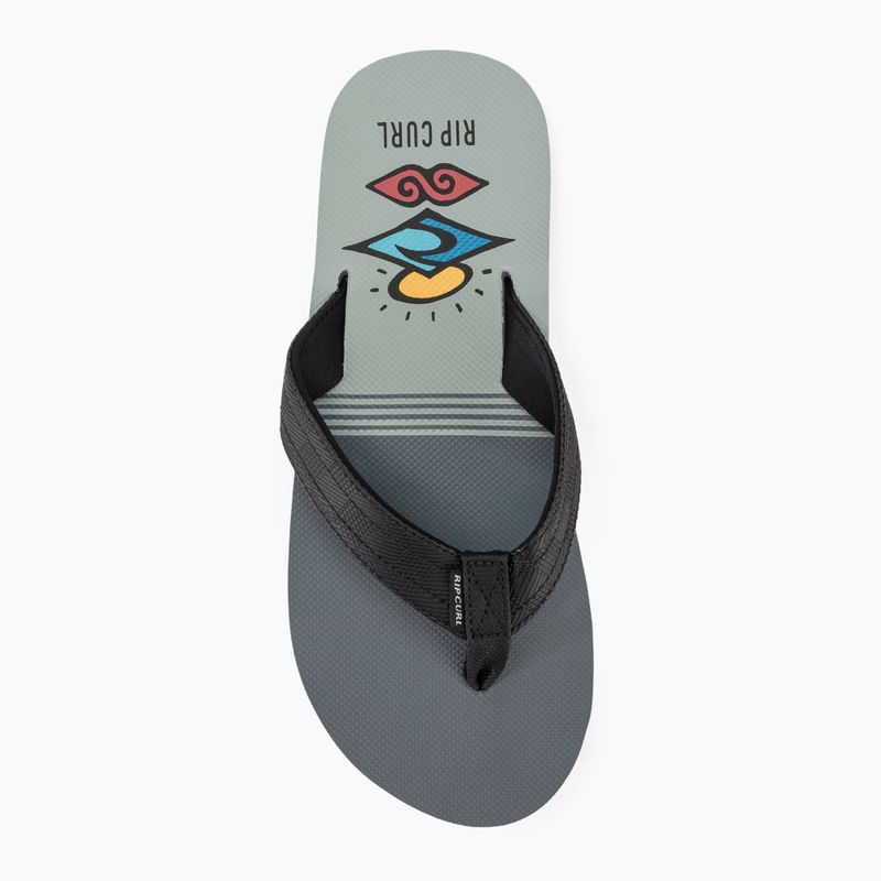 Flip-Flops Herren Rip Curl Ripper Open Toe black/grey 5