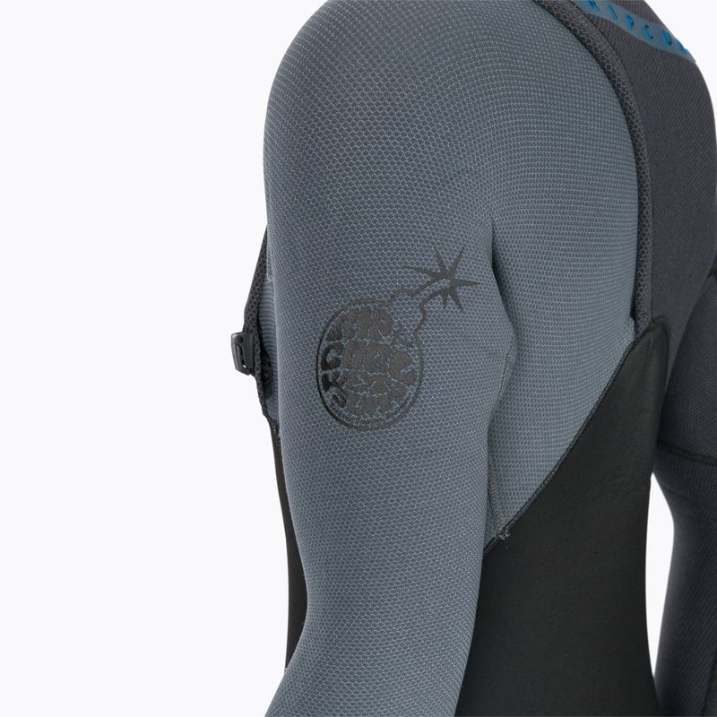 Neoprenanzug Herren Rip Curl Flashbomb Zip Free 4/3 mm schwarz WSM8SF 7
