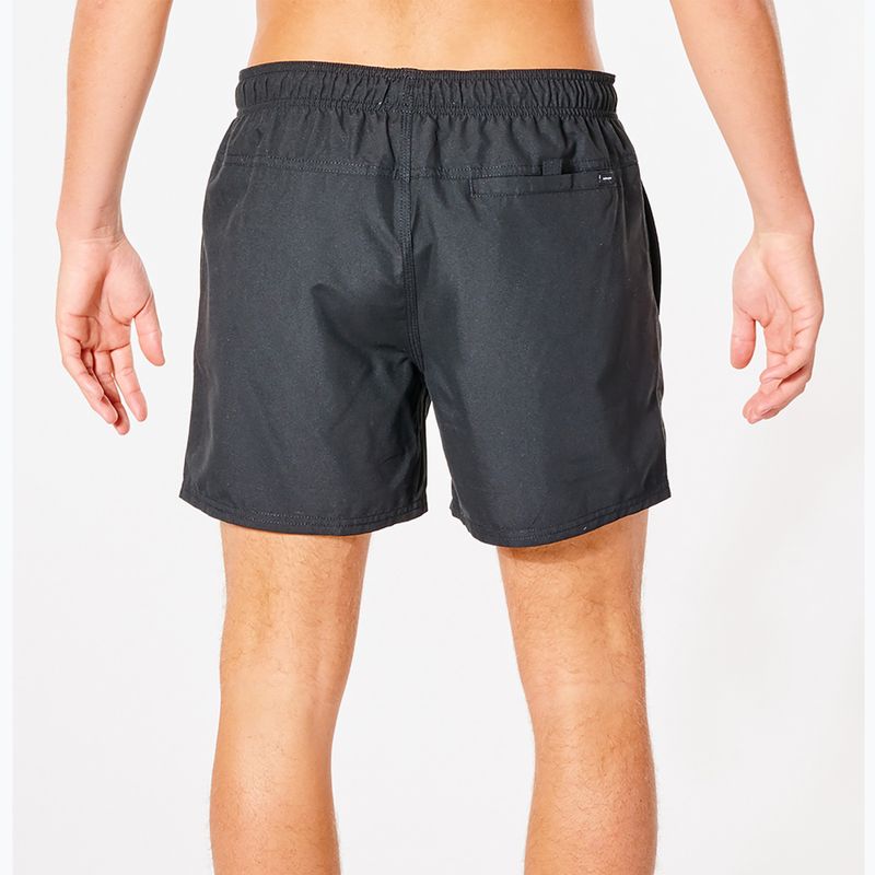 Herren Rip Curl Offset Volley Badeshorts schwarz CBOLQ4 2