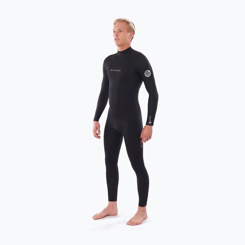 Herren Rip Curl Dawn Patrol 3/2 mm Schwimmschaum Schwarz WSM9DM
