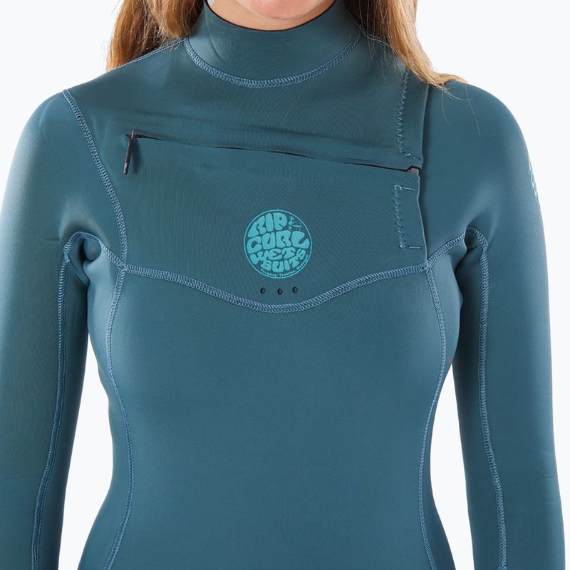 Neoprenanzug Damen Rip Curl Dawn Patrol 4/3mm GB grün 3