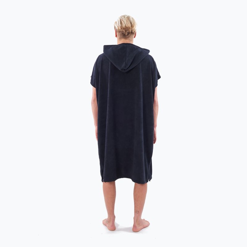 Herren Rip Curl Mix Up Kapuzenhandtuch schwarz CTWAH9 Poncho 2
