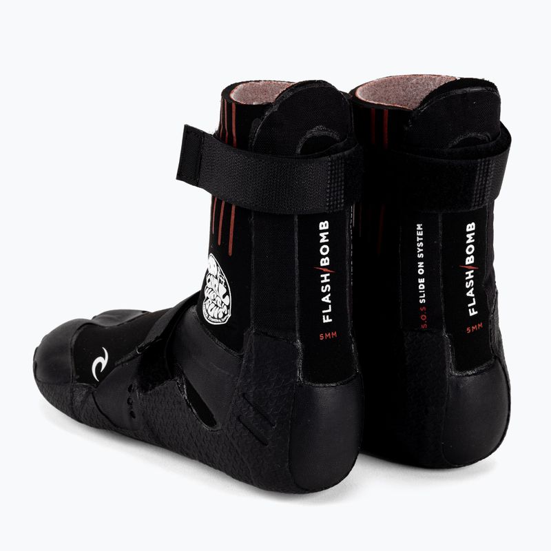 Herren Rip Curl Flashbomb Hid.Split/Toe 90 Neoprenschuhe 5mm schwarz WBOYIF 3
