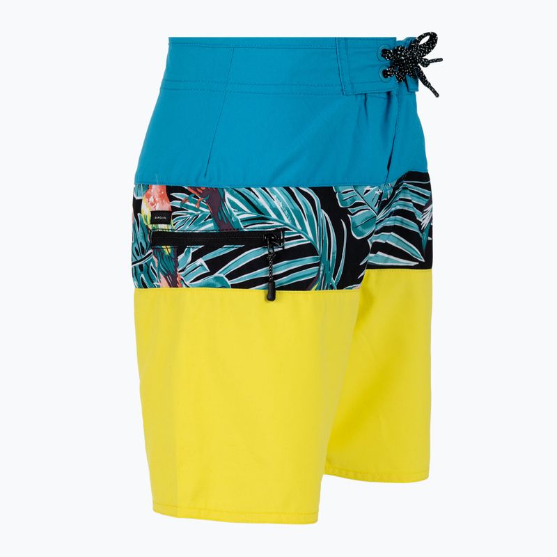 Kinder Badehose Rip Curl Undertow blau-gelb KBOGI4 3