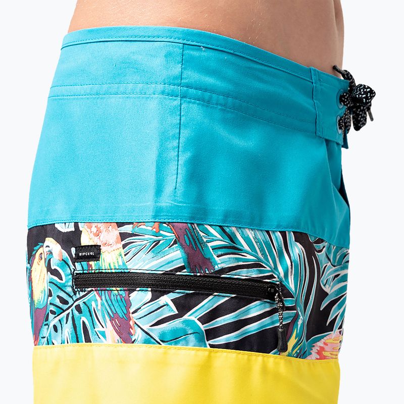 Kinder Badehose Rip Curl Undertow blau-gelb KBOGI4 9