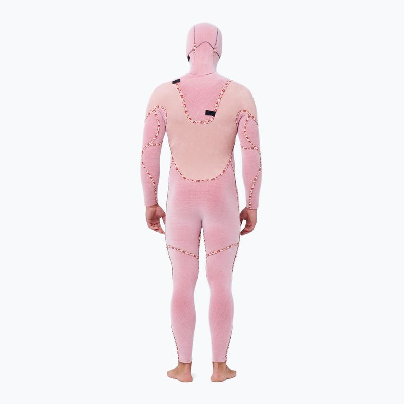 Herren-Neoprenanzug Rip Curl Flashbomb Heatseeker 5/4mm mit Kapuze ohne Reißverschluss black 5