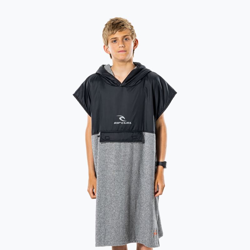 Rip Curl Anti-Series 97 Kinder Poncho schwarz/grau KTWBB9 6