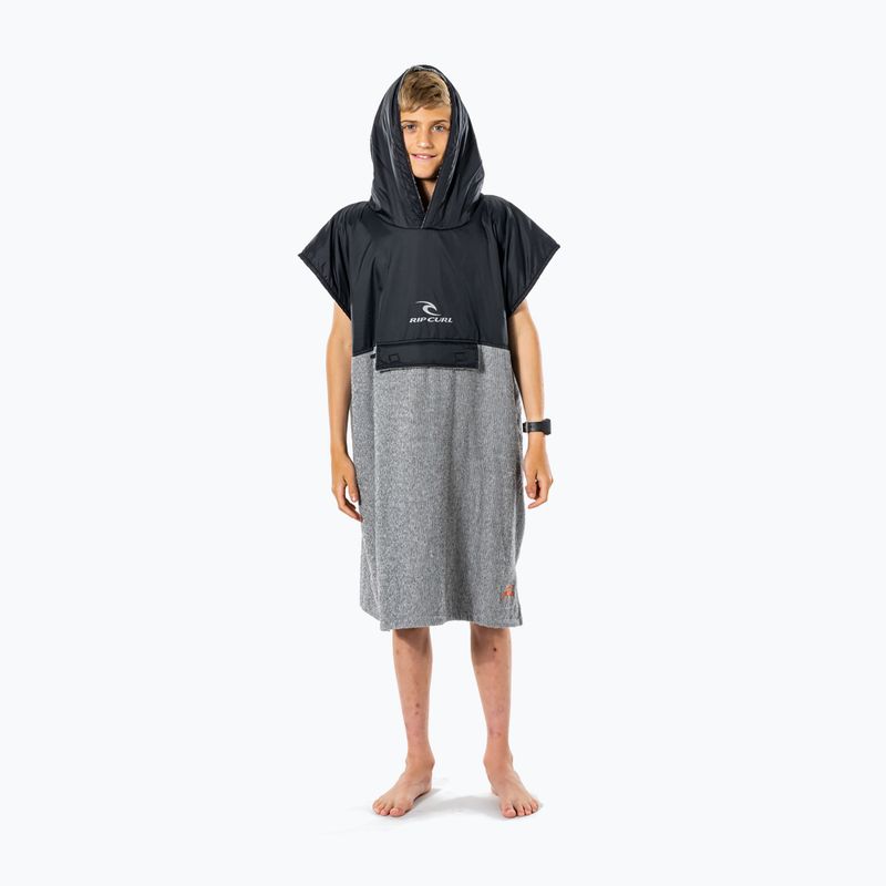 Rip Curl Anti-Series 97 Kinder Poncho schwarz/grau KTWBB9 8