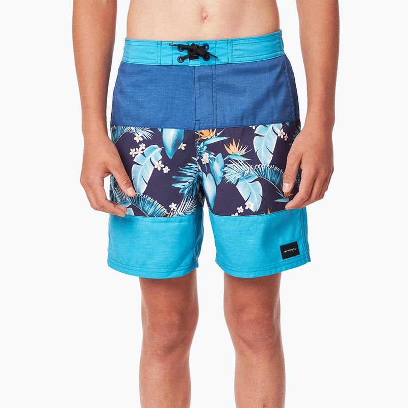 Rip Curl Kinder-Badeshorts Undertow Semi-Elasticated blau KBOGS4 4