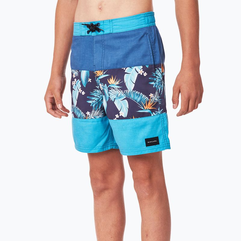 Rip Curl Kinder-Badeshorts Undertow Semi-Elasticated blau KBOGS4 5