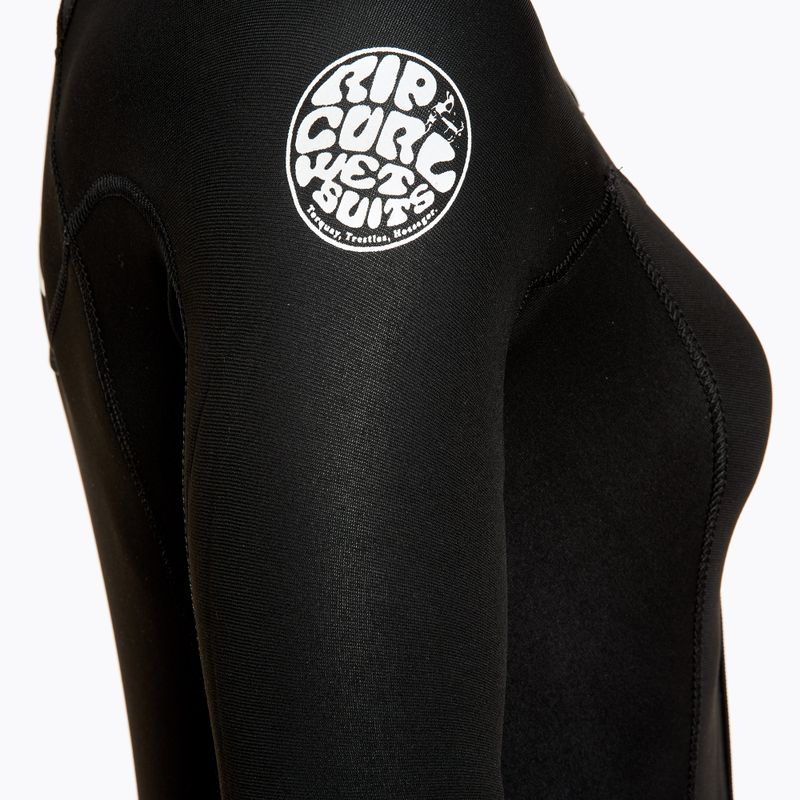 Rip Curl Freelite 4/3 mm GB BZ Steamer schwarz Damen Neoprenanzug 6