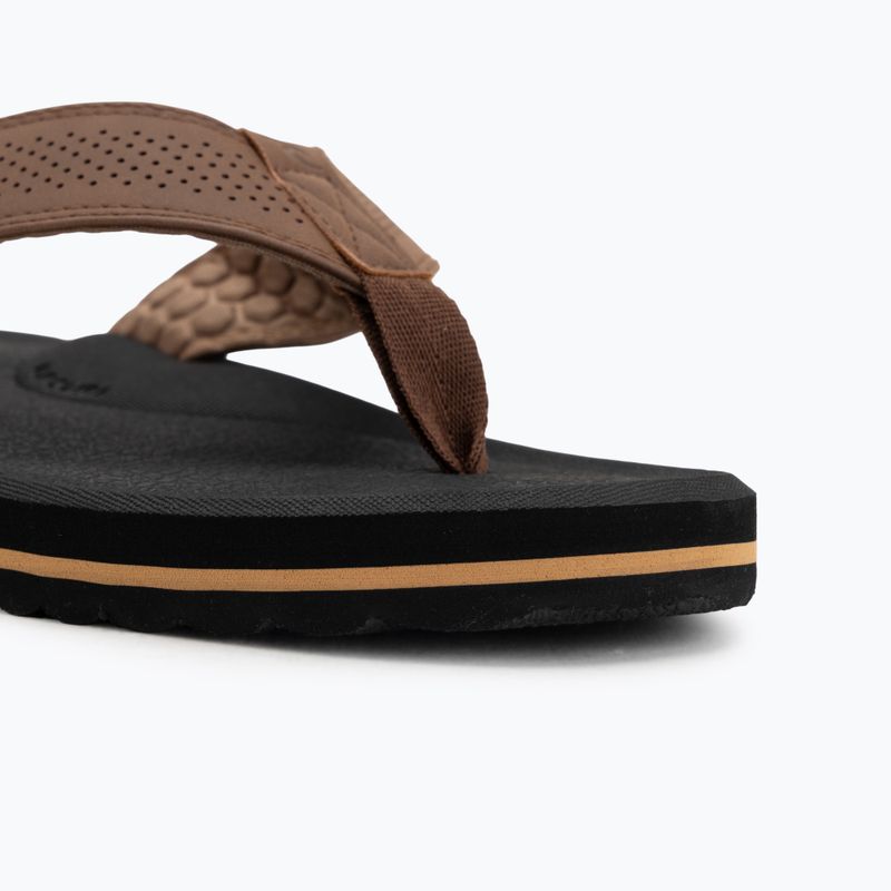 Herren Flip-Flops Rip Curl Chiba Open Toe brown/black 7
