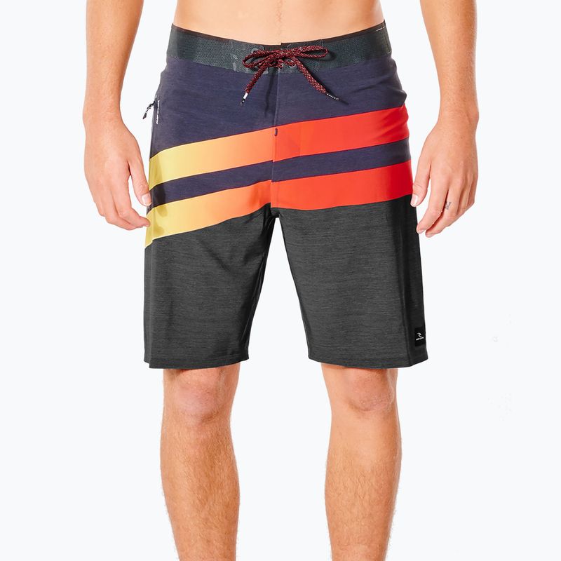 Rip Curl Mirage Revert Ultimate 20  Herren Badeshorts schwarz und rot CBOPY9