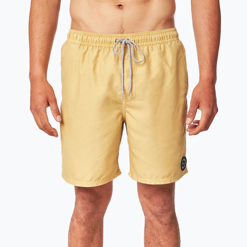Herren Rip Curl Easy Living 16  Volley Schwimmshorts gelb CBOVF4