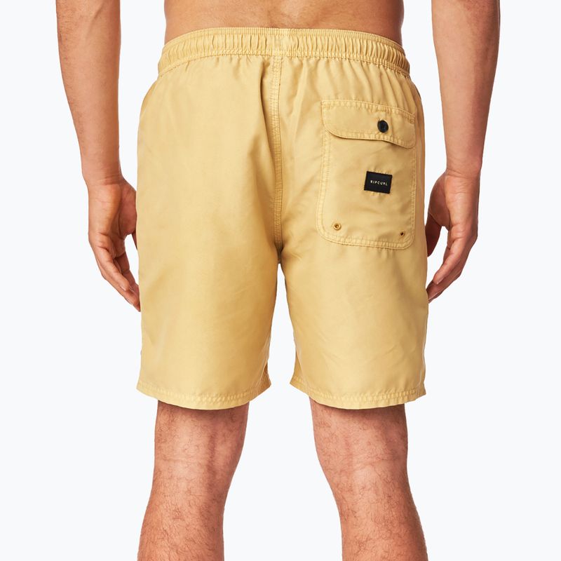 Herren Rip Curl Easy Living 16  Volley Schwimmshorts gelb CBOVF4 3