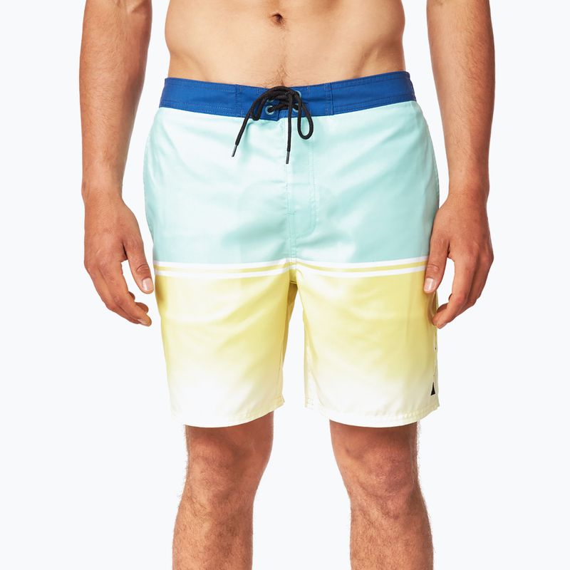 Rip Curl Herren Nu Dividing Semi Elastic 18  blau/gelb swim shorts CBOVH4 2