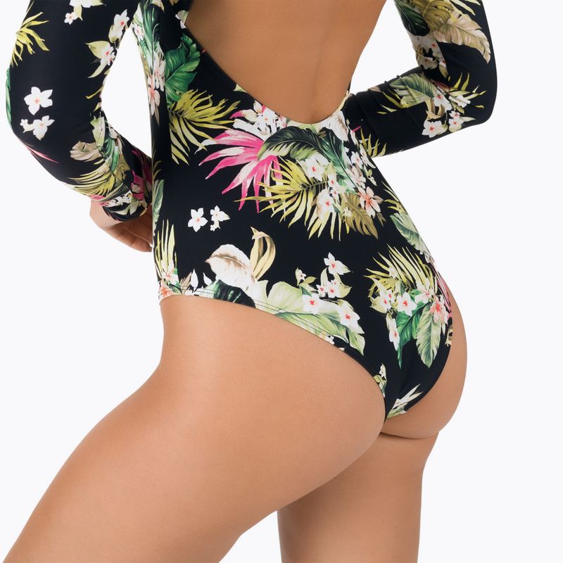 Einteiliger Badeanzug für Frauen Rip Curl On The Coast schwarz GSIXX9 6