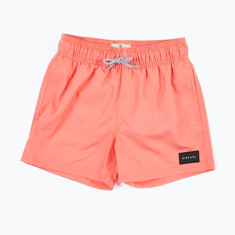 Rip Curl Offset Volley Kinder-Badeshorts koralle OBOLQ4