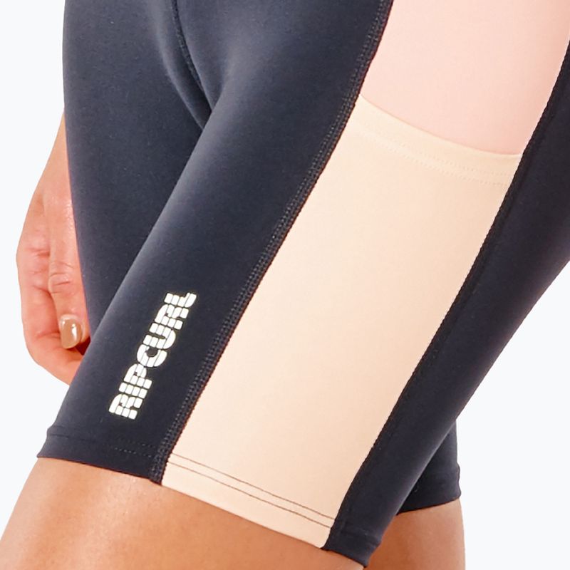 Damen Rip Curl Run Swim Surf Bike Badeshorts schwarz GWANS9 6