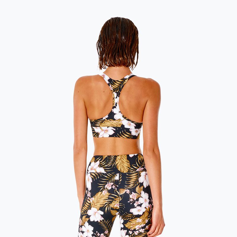 Women's Rip Curl Playabella Sport Crop Trainingstop schwarz GTEOA9