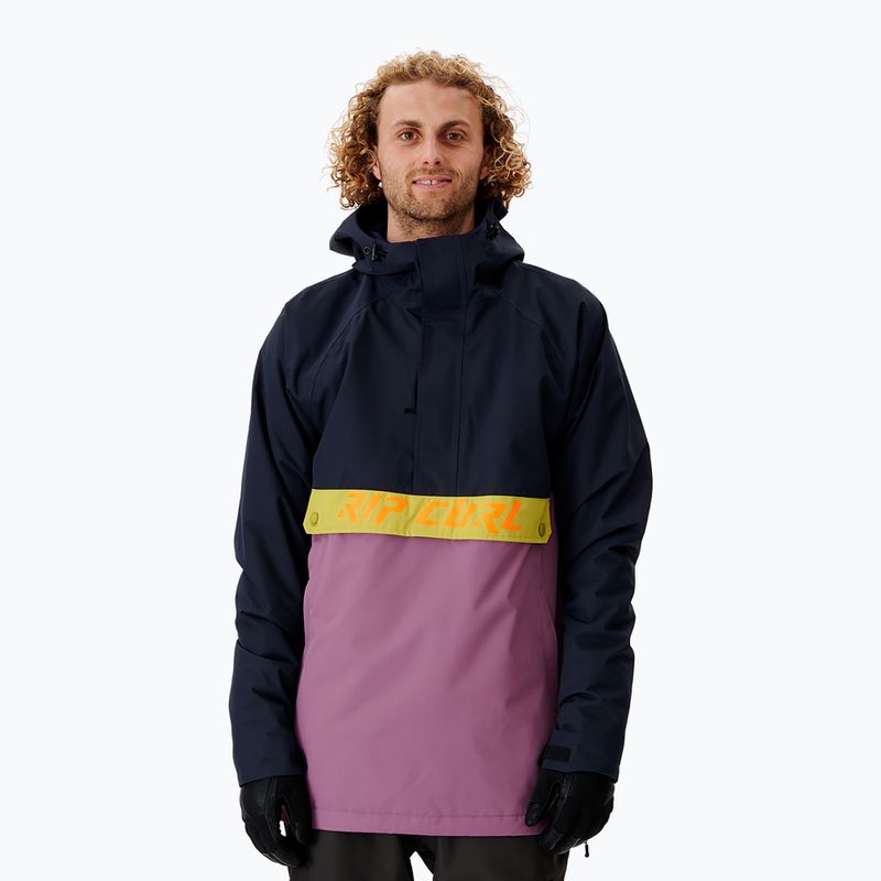 Snowboardjacke Herren Rip Curl Primative dunkelblau-violett MOU 49