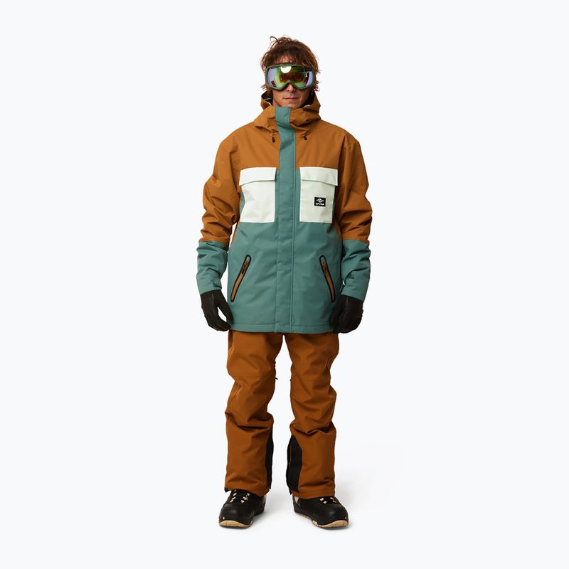 Snowboardjacke Herren Rip Curl Pinnacle grün-braun 4MOU 146 4