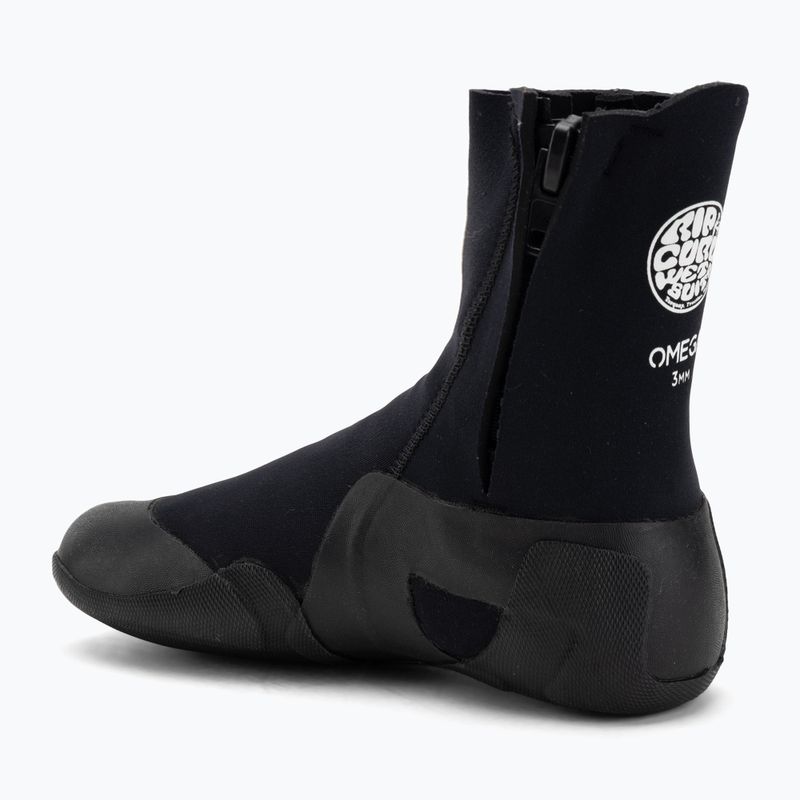 Neoprenschuhe Rip Curl Omega 3mm Round Toe With Zip black 3