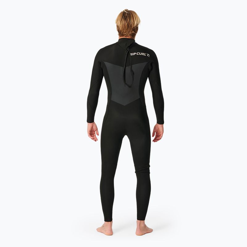 Schaumstoff für das Schwimmen Herren Rip Curl D/Patrol 3/2 mm GB B/Zip Stmr black 4